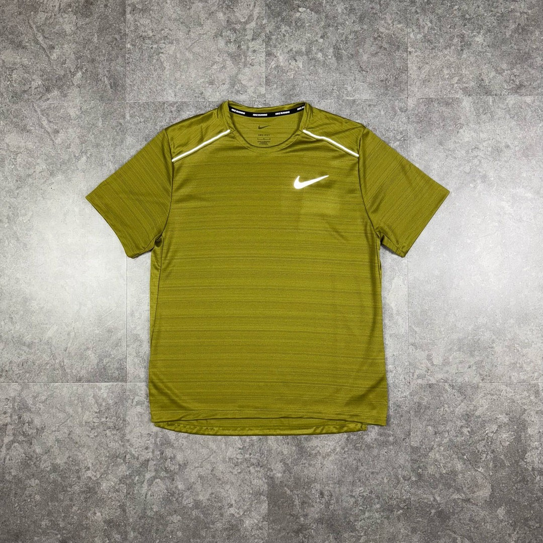 T-shirt Running - Vert Olive