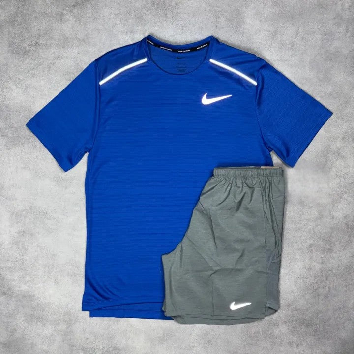 Ensemble Running – Bleu intense / Gris