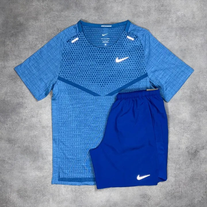 Ensemble Running – Bleu / Bleu foncé