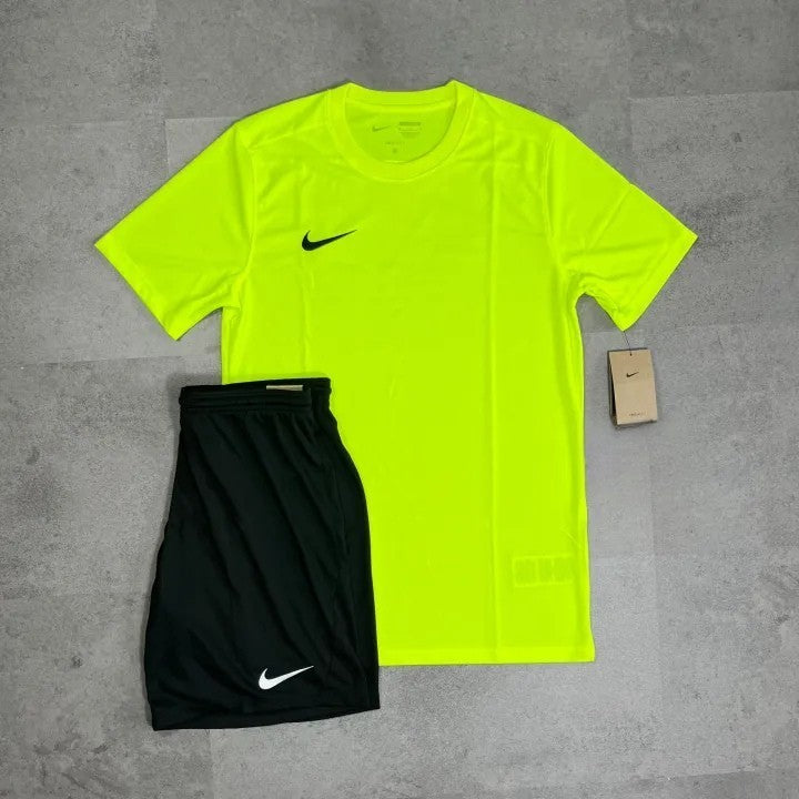 Ensemble Running – Jaune fluo / Noir